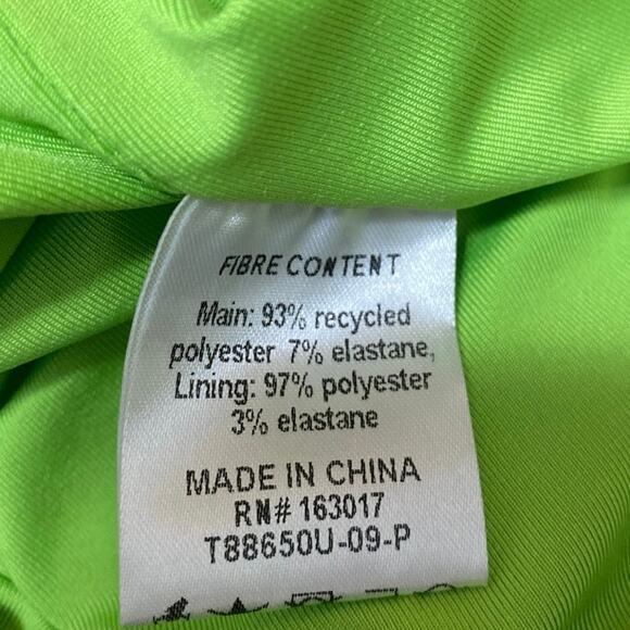 Princess Polly Green Blue Ombre Mesh Strapless Maxi Bodycon Tube Gown Dress Sz 6 - Picture 5 of 5